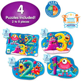 The Learning Journey My First Puzzle Sets 4 in a Box 123 630143 - Colorland Toys